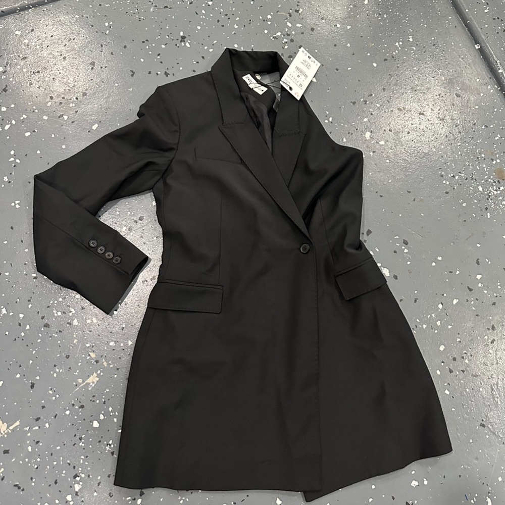 Zara Sleek Black Blazer dresss